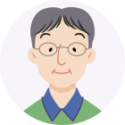 CML患者 小林さんのイラスト