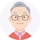 CML患者 田村さんのイラスト