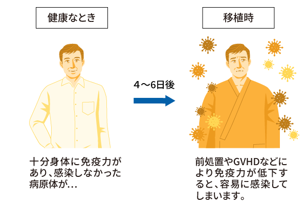 イメージ画像：どうして感染症が生じるのですか？
