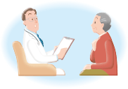 医師と患者のイメージ
