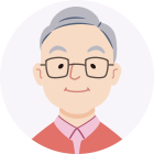 CML患者 田村さんのイラスト