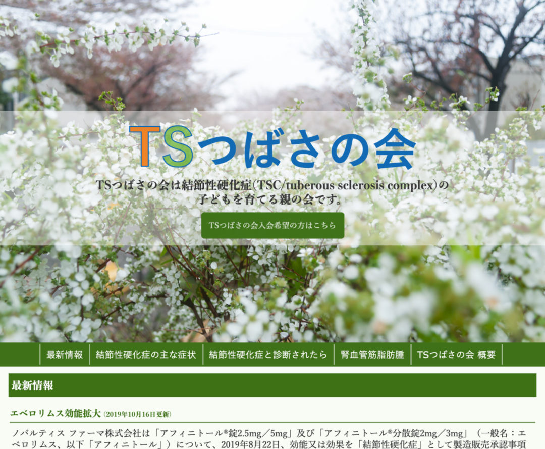 TSつばさの会のサイトの画像