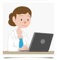 インターネットを使用しているイメージ