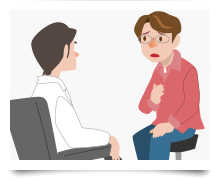 医師と話すイメージ