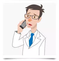 通話しているイメージ