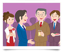 卒業パーティーのイメージ