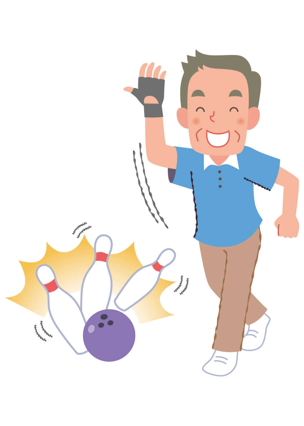 「ボーリングは体調のバロメーター」イメージ