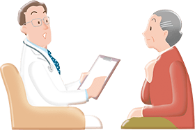 医師と患者のイメージ