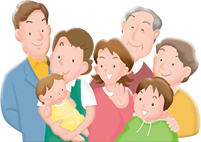 患者と家族のイメージ